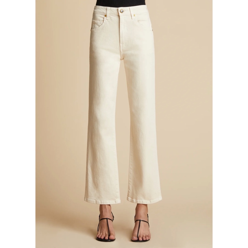 NWT KHAITE Vivian Jean in Ivory